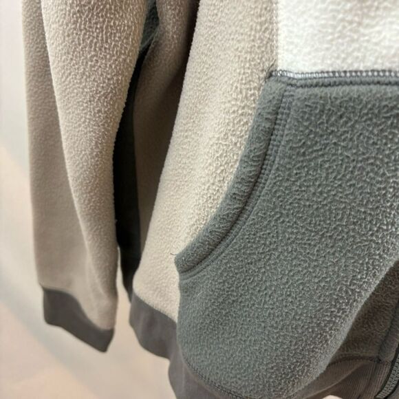 Ladies Madewell Made Weekends Longer Color Block Full Zip Fleece Jacket Large - Picture 6 of 10